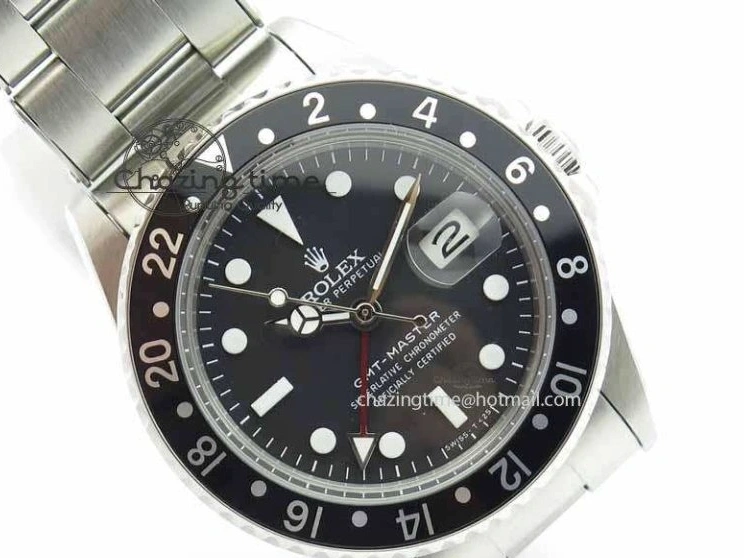 0519 RelaxedFit GMT-Master Vintage 1675 SS BP Best Edition Black Bezel White Markers A 3750